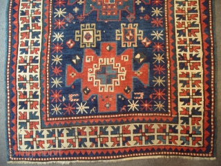 Caucasian Kazak Rug, 190x130 cm, good condition, late 19th century. www.rugspecialist.com                      