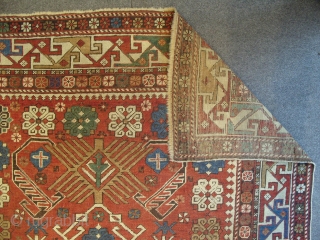 Shirvan Rug, 163x120 cm (64x47 inches), late 19th Century, Good condition. www.rugspecialist.com                     