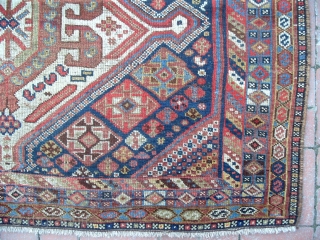 a South Persian tribal rug, 8.2 x 5 ft (250x154 cm), good condition, late 19th century.                 