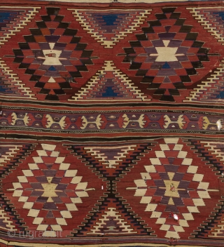 Konya Kilim, ca 1800, 160x380 cm (5'3" x 12'6")                        