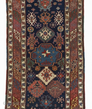 Shahsavan Runner, 104x272 cm, 19th Century. Please ask for a catalog showing our current collection.                  