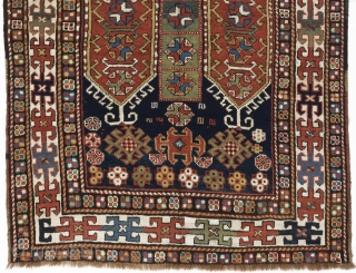 East Anatolian Rug, 4'2" x 7'10" (126x240 cm), late 19th Cen.                      