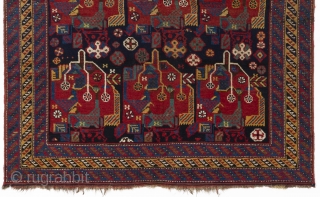 Qashqai Rug, 4'4" x 8' (133x240 cm), late 19th Cen.                       