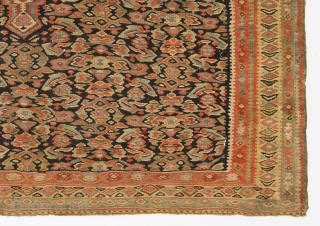 Senneh Kilim, 128x196 cm, 19th Cen.                           