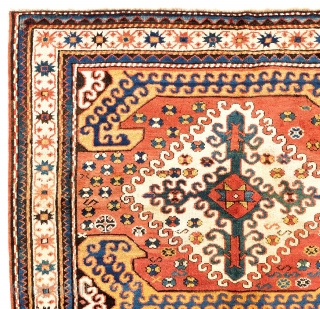 Karabagh Rug, Southern Caucasus, late 19th Century. 4'5" x 7'10" (135x240 cm). Very good condition, full pile. Provenance: A private Eastern European collection.          