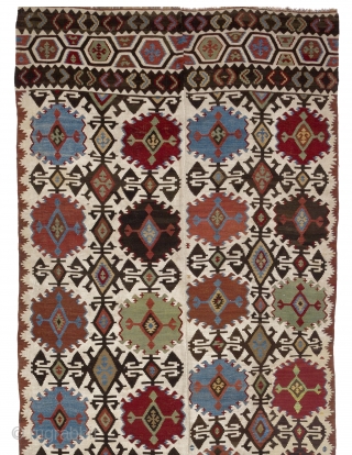 Large Antique Konya Hotamish Kilim, 5'6" x 15'9" - 166x480 cm                      