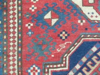 Large Antique Caucasian Lori Pambak Kazak Rug, 8.3 x 4.10 ft (252x151 cm), Good Condition, Bold design and beautiful natural colours, Second half 19th Century. www.rugspecialist.com       