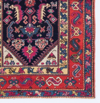 Gendje Rug, South Caucasus,  3.4 x 5.3 ft (102x160 cm)                      