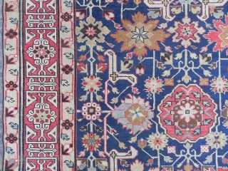 An Early Caucasian Afshan Kuba long Rug, 4.8x12.6 ft (146x384 cm), ca 1810, fresh from a US Estate, not washed or restored. www.rugspecialist.com          