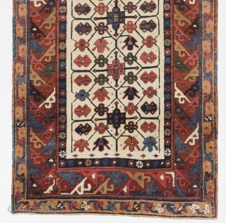 South Caucasian Runner, 3.6 x 11 Ft  (107x330 cm), 19th Century                     