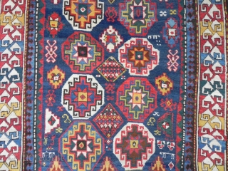 Antique Caucasian Kazak Rug, 5.2x8 ft (159x243 cm), 3rd quarter 19th Century. www.rugspecialist.com                    