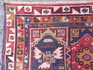 A colourful Anatolian Megri Rug, 19th century. www.rugspecialist.com                         