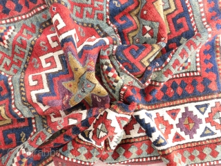 Caucasian Kazak Rug, 213x142 cm, Fabulous Colours, good condition with full pile, second half 19th Century. www.RugSpecialist.com, Address: Binbirdirek Mah, Peykhane Cad, Ersoy Apt, No 48/2, Sultanahmet, ISTANBUL, TURKEY (200 metres to  ...