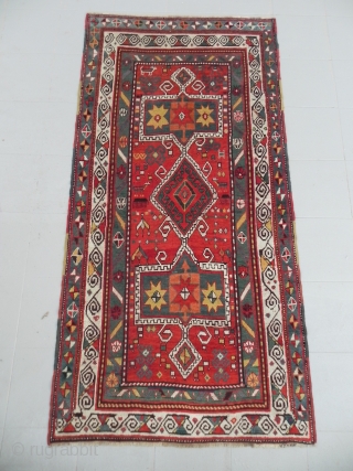 Caucasian Kazak Rug, 19th Century                            