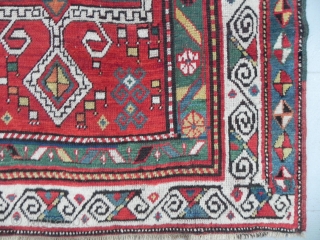Caucasian Kazak Rug, 19th Century                            