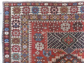 Large Antique Caucasian Shirvan Rug, good condition, second half 19th Century.                      