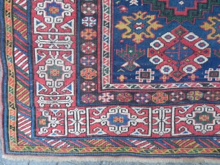 antique Caucasian Shirvan Rug, 3.11x7.8 ft (120x238 cm), late 19th century. www.rugspecialist.com                     