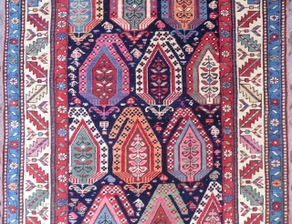 Eastern Caucasian Runner, 3.3x9.7 ft (102x296 cm), excellent condition as acquired, late 19th Century                   