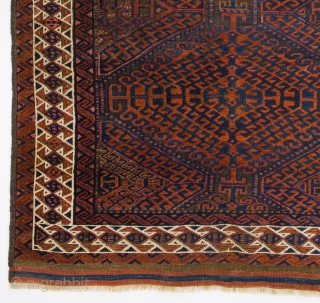 Baluch Rug, 3'8" x 7' (112x210 cm), late 19th Century                       