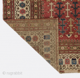 An early Caucasian rug, 6' x 6' (185x185 cm)                        