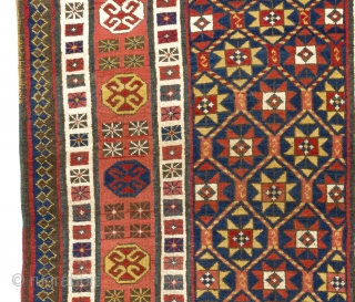 Talish Runner, South East Caucasus, ca late 19th Century.  3.8 x 8 ft (111x240 cm). Please ask for a super high resolution image.         