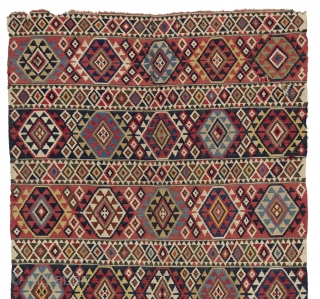 Fine Antique Shirvan Kilim, NE Caucasus, 19th Century. 5'2" x 10' - 156x303 cm                   