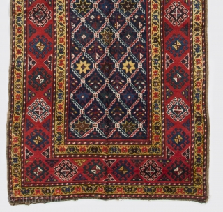 South Caucasian Runner, 3'8" x 11'4"  (112x346 cm), late 19th Century                     