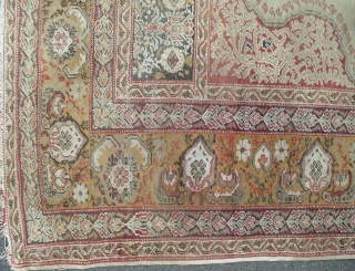 An Anatolian Prayer Rug, ca 1890, good and original condition, 69x53 inches (174 x 134 cm). www.rugspecialist.com                