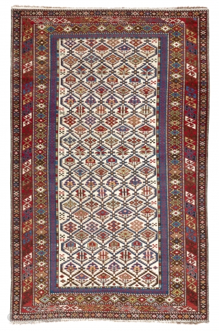 Shirvan Rug, 46x71 inches (116x181 cm). NO repairs or issues whatsoever, all original, untouched.                   