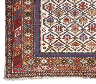 Shirvan Rug, 46x71 inches (116x181 cm). NO repairs or issues whatsoever, all original, untouched.                   