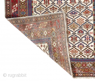 Shirvan Rug, 46x71 inches (116x181 cm). NO repairs or issues whatsoever, all original, untouched.                   