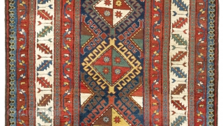 South East Caucasian Runner, 117x237 cm, A133. ca 1880.                        