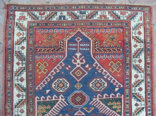 Antique Caucasian Kazak Rug, 225x105 cm, Excellent Condition, late 19th Century. www.RugSpecialist.com , Binbirdirek Mah, Peykhane Cad, Ucler Sokak, Ersoy Apt, No 48/2, Sultanahmet, Istanbul, Turkey. since 1991.     