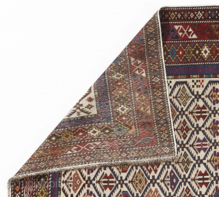 Shirvan rug, 116x181 cm, late 19th century. No repairs, no issues, all original as found.                  
