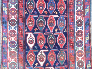 ‎Antique Caucasian Gendje Rug, 3.8 x 6.4 ft (116 x 195 cm), please ask for a cataloque of antique caucasian rugs we have in stock. RugSpecialist.com       
