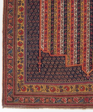 An Exceptional antique Afshar Rug with Moharramat design, South Persia, ca 1870, 5'3" x 8'6" (160x260 cm)                