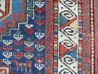 A South Caucasian Kazak Rug, Splendid colours and very good condition, late 19th century, 82x49 inches (209x125 cm)               
