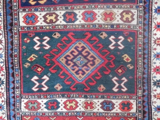 Antique Caucasian Karabagh Prayer Rug, Dated 1298 (1880 AD)                        