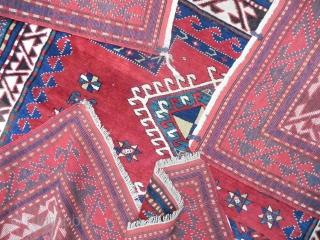 Caucasian Bordchalou Kazak Rug, 7.10 x 5.4 ft (242x165 cm), ca 1900                     