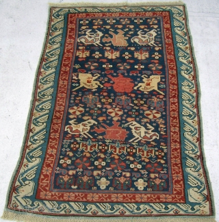 Caucasian Seichur Rug, Excellent Condition, No Repairs, mid 19th Century.                       