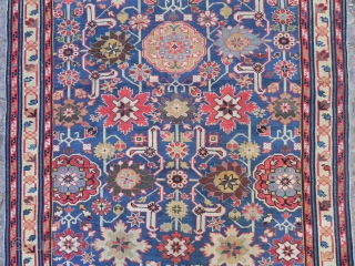 Antique Caucasian Afshan Kuba long Rug
                           