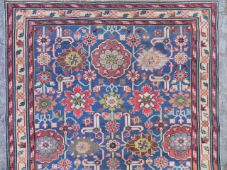 Antique Caucasian Afshan Kuba long Rug
                           