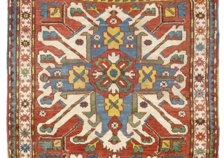 Antique Chelaberd Rug or so called "Eagle Kazak" from Karabagh, South West Caucasus, ca 1880, 
125x260 cm (4'1" x 8'3")             