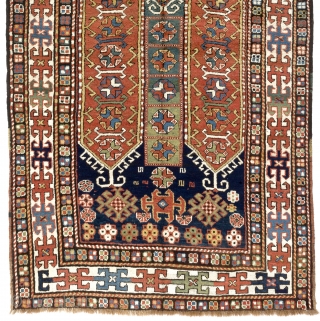 Antique East Anatolian Rug, 126x240 cm (4'2" x 8'). Full pile, excellent original condition, no repairs, no issues.               