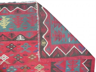 Large Sarkoy Kilim (Sharkoy, Sarköy or Thracian), 300x400 cm (9.10 x 13.1 ft), 19th century, Good condition, Looks much better in flesh. www.rugspecialist.com          