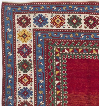Antique Caucasian Kazak Rug, 5'9" x 9'3" (175x282 cm)                        