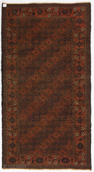 Antique Baluch Rug, 3'4" x 6'1" (101x186 cm). Good condition, all original as found in England.                 