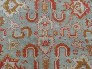 Antique Oushak Carpet, 17x11 ft, Excellent Condition, late 19th Century. www.rugspecialist.com                      