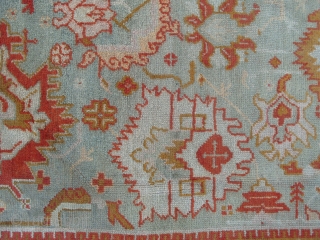 Antique Oushak Carpet, 17x11 ft, Excellent Condition, late 19th Century. www.rugspecialist.com                      