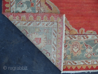 Oushak Carpet, aprox 8x10 ft, good condition, no issues. ca 1900.   www.rugspecialist.com                   
